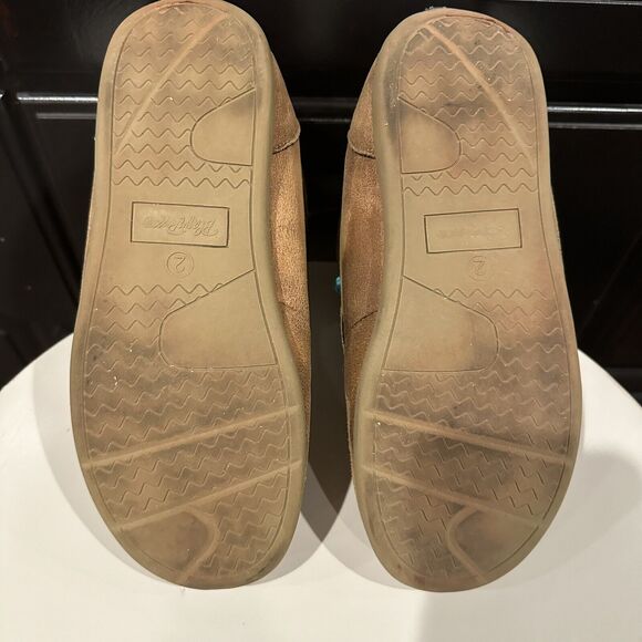 Blazin Roxx Leather Tan And Turquoise Unisex Kids Size 2 (Twisted X Look-alike) - Picture 7 of 11